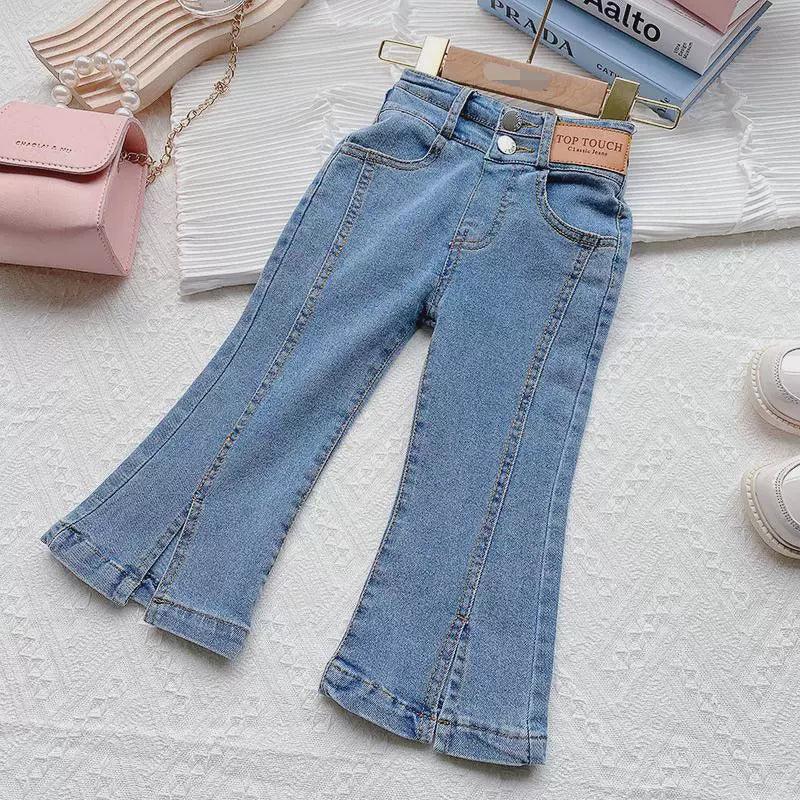 Tongbei Spring New Girls' Jeans - Pure Color Style - ClubOn
