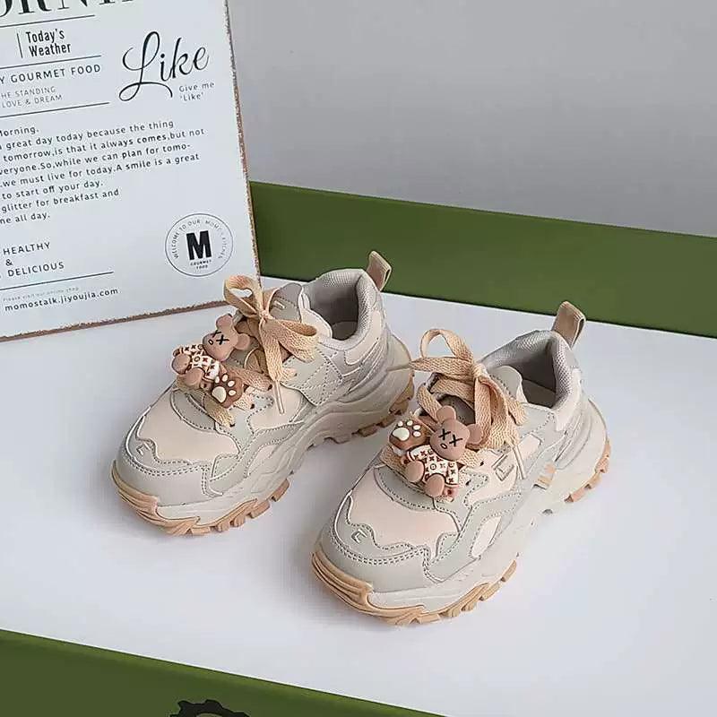 Girls' Early Spring Cartoon Sneakers - Stylish Kids' Shoes - ClubOn