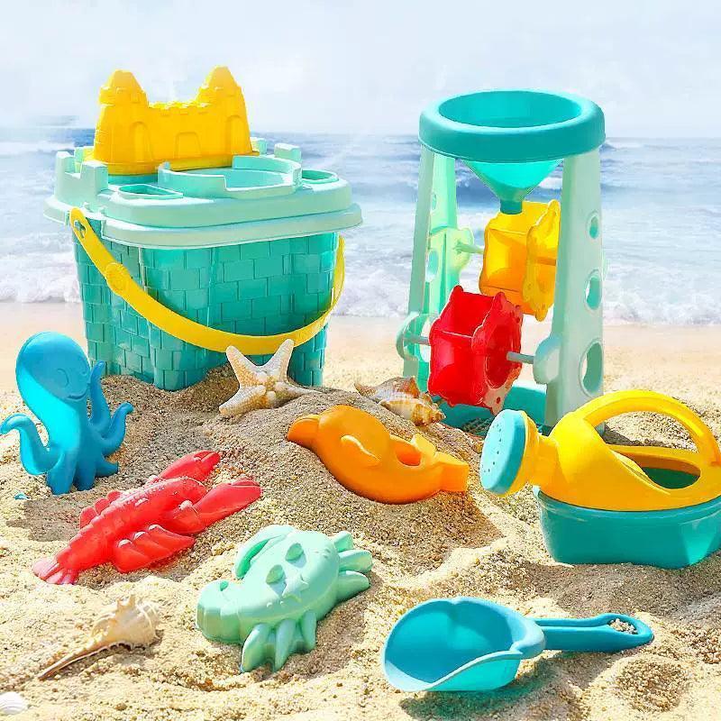 Summer Beach Sand Play Toy Set - Sandbox Kit with Water Tools - ClubOn