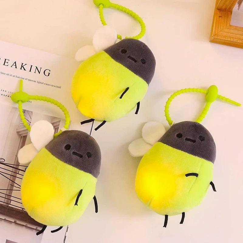 Hangfook Co-Branded Luminous Firefly Plush Keychain Doll – Couple Pendant - ClubOn