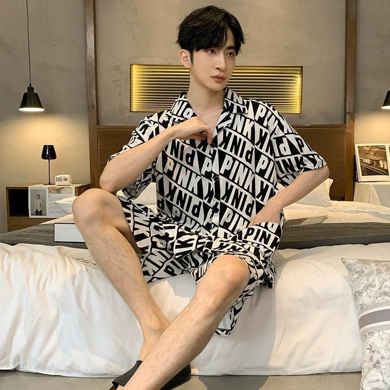 Modal Men’s Pajamas – Thin, High-End Summer Home Suit - ClubOn