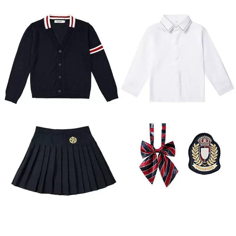 Autumn & Winter British Style Children's School Uniform - ClubOn