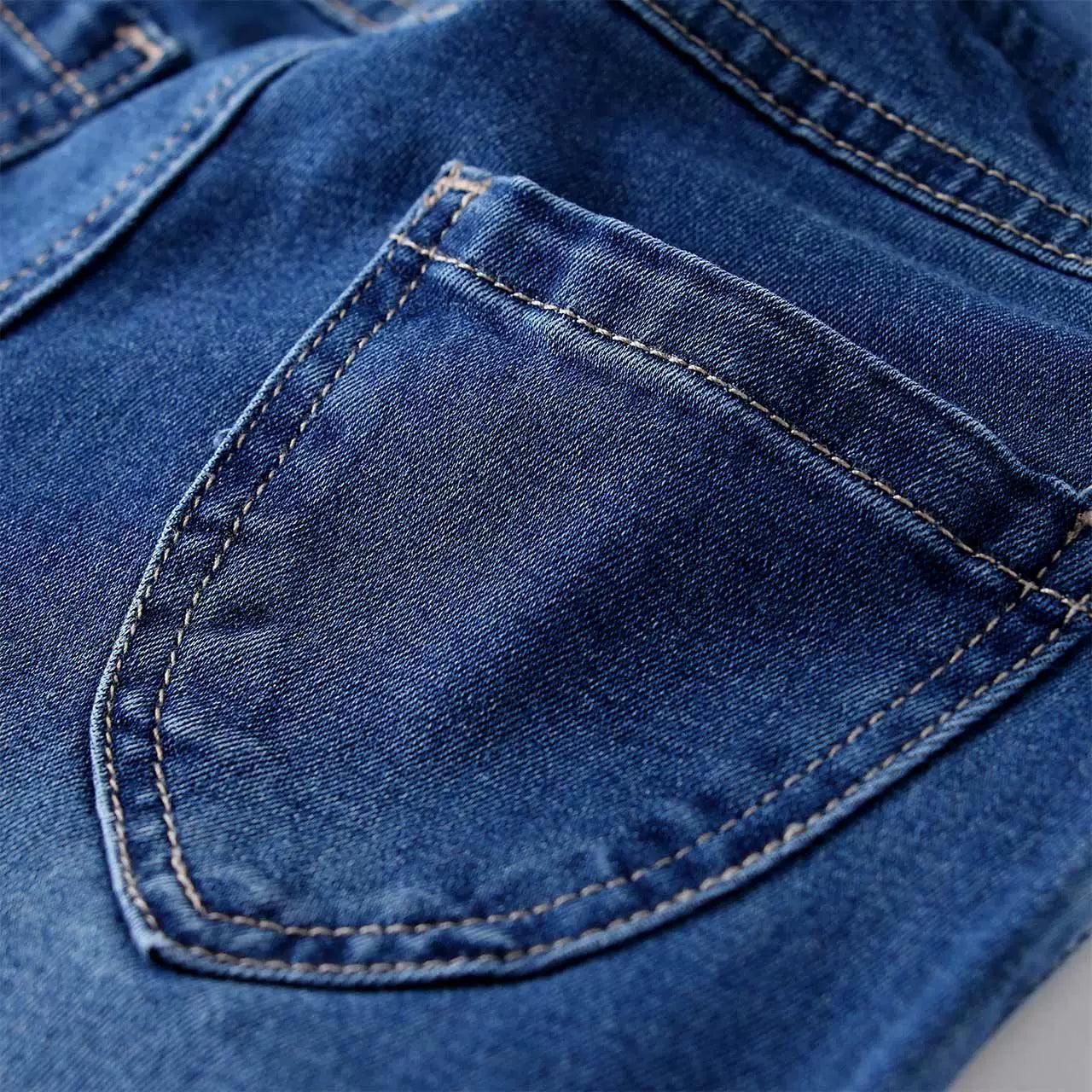 Girls' Flared Denim Trousers – Raw Edge Spring Fashion - ClubOn