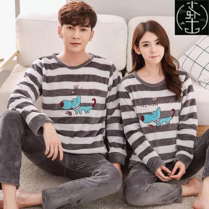 Couple Pajamas Set Winter Men & Women Homewear Pajamas - ClubOn