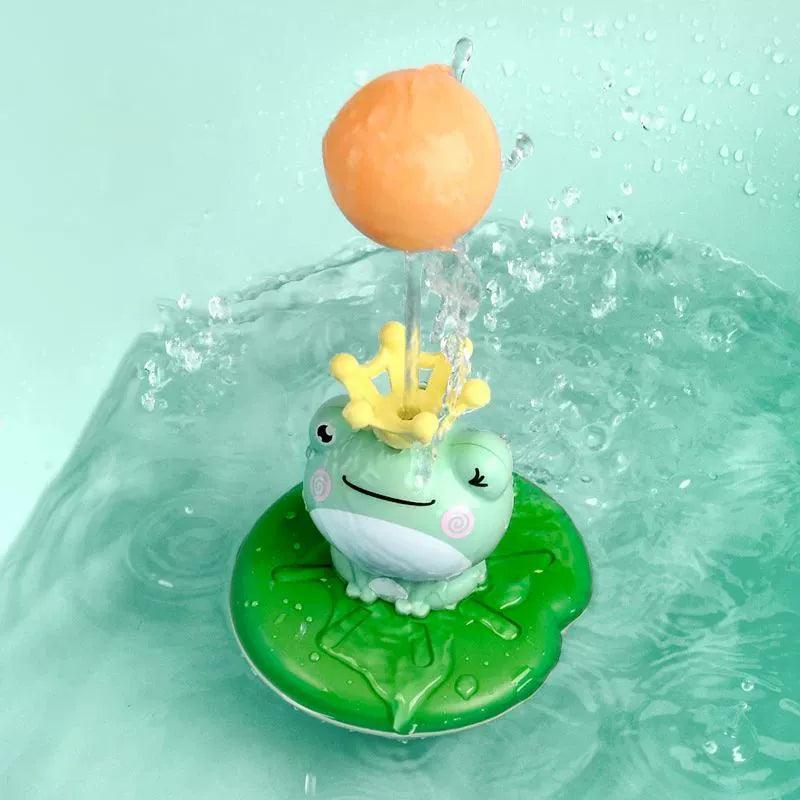 Electric Spray Water Floating Bath Toy – Rotating Fun for Babies - ClubOn