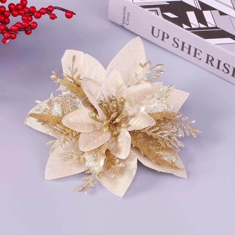 Christmas Flowers for Tree Decorations – Holiday Floral Ornaments - ClubOn