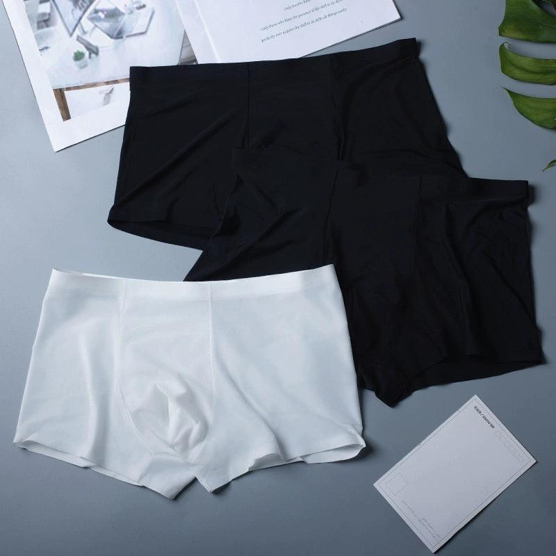 Men's Ice Silk Seamless Boxer Briefs - Comfortable & Breathable - ClubOn