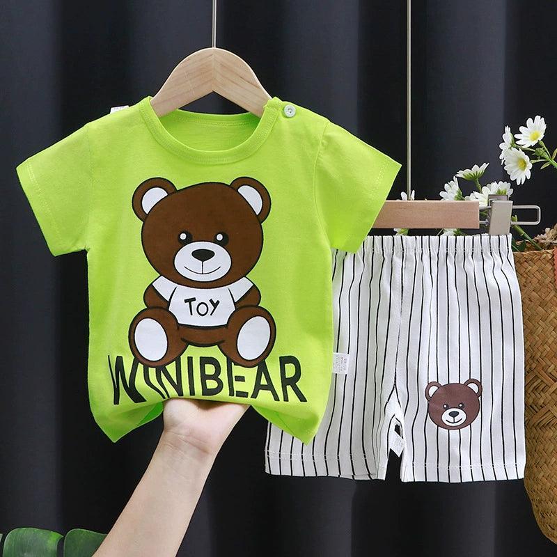 Style Cotton T-Shirt & Shorts Set - ClubOn