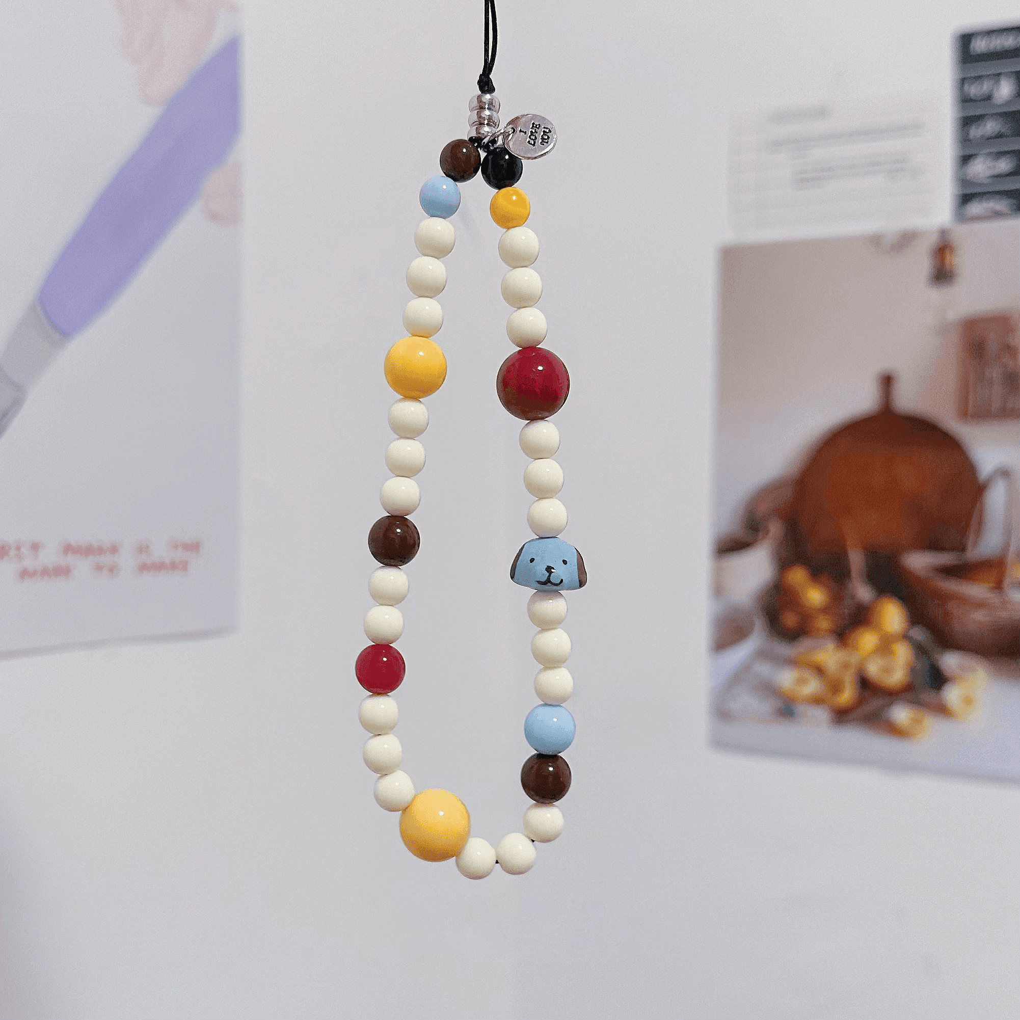 Original Puppy Series Colorful Beads Phone Chain – Ins Style Pendant - ClubOn