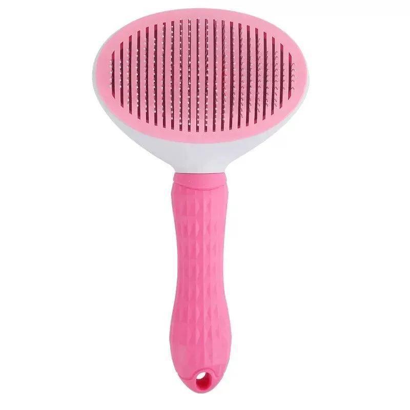 Pet Cat Hair Brush & Dog Comb - Grooming and Care Stainless Steel - ClubOn