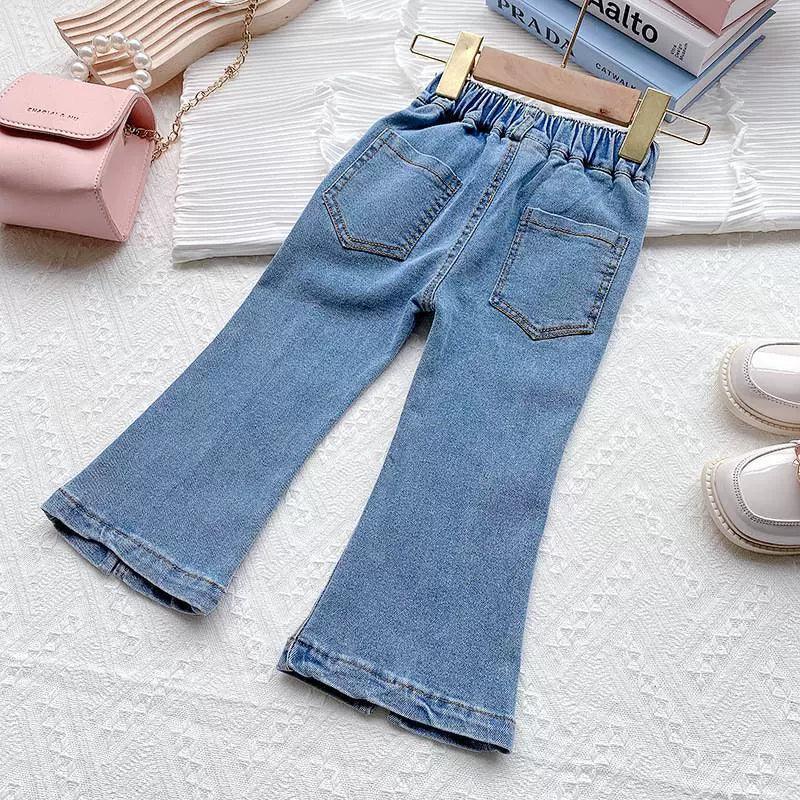 Tongbei Spring New Girls' Jeans - Pure Color Style - ClubOn