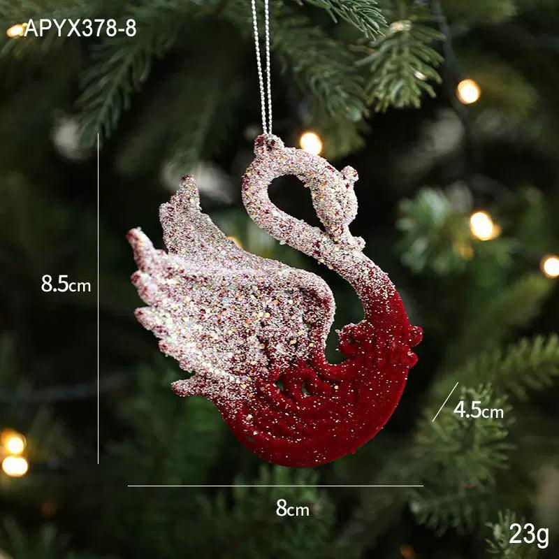 Christmas Snowfall Deer Pendant Light – Luxury Plush Decoration - ClubOn