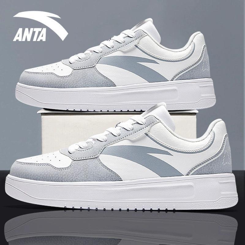 Anta Easy Board Shoes – Autumn & Winter Men’s Lightweight White Sports Shoes, Thick-Soled Casual Sneakers - ClubOn