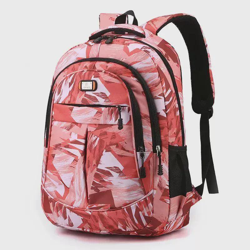 Large Capacity Backpack | Colorful Print School Bag for Teens - ClubOn