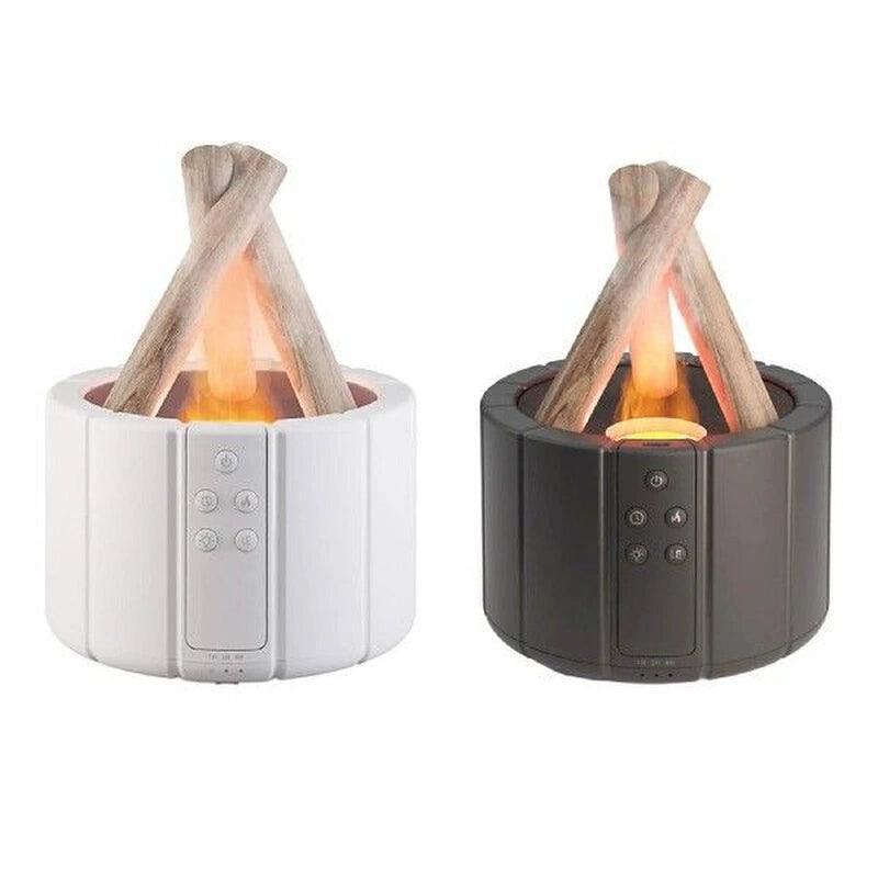 Essential Oil Diffuser 250ml with 7-Color Flame Simulation - ClubOn