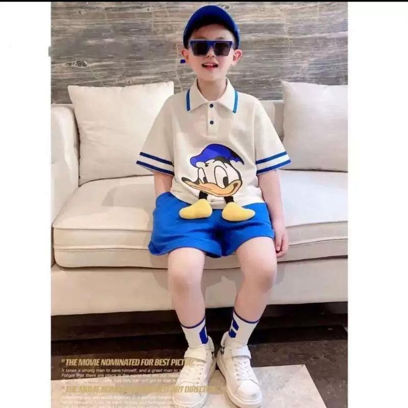 Brother and Sister Polo Shirt Suit - Summer Short-Sleeved Set - ClubOn