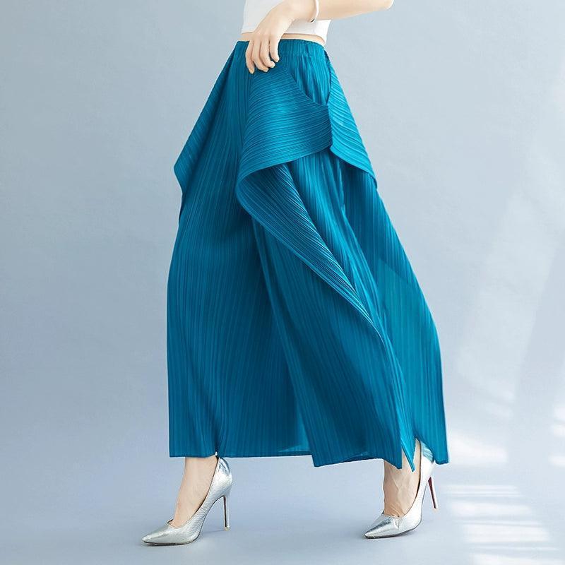 New Style Women's Pleated Kelp Pants – Fairy Temperament - ClubOn
