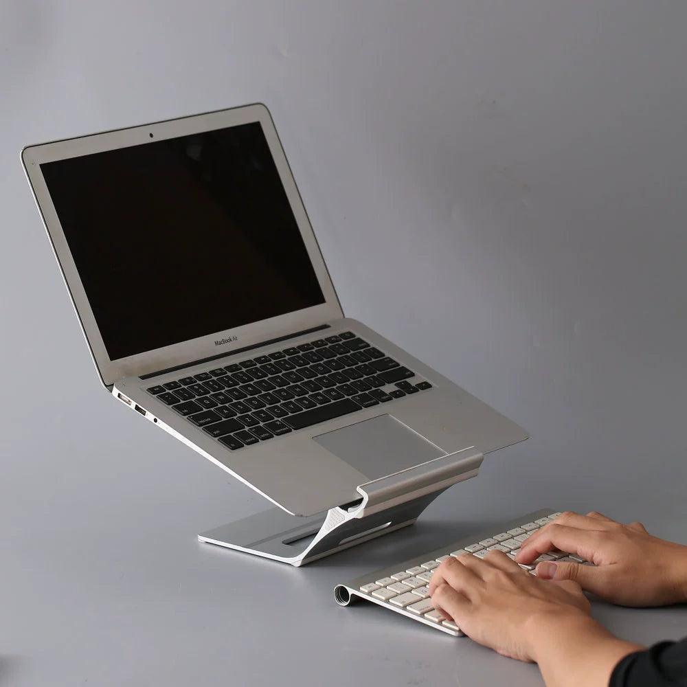 Suspended Aluminum Alloy Laptop Stand - Enhanced Heat Dissipation - ClubOn