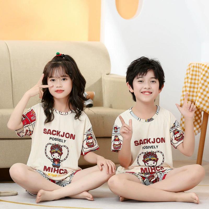 Boys & Girls Cartoon Pajama Sets - Sleepwear - ClubOn