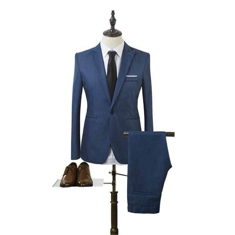 Men's Business Suits Wedding Dress Suit Set - ClubOn