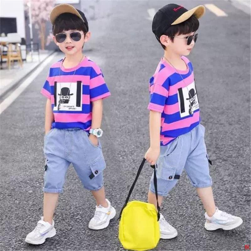 Boys' T-Shirt, Shorts & Jeans Set – Stylish Baby Kids Clothes - ClubOn