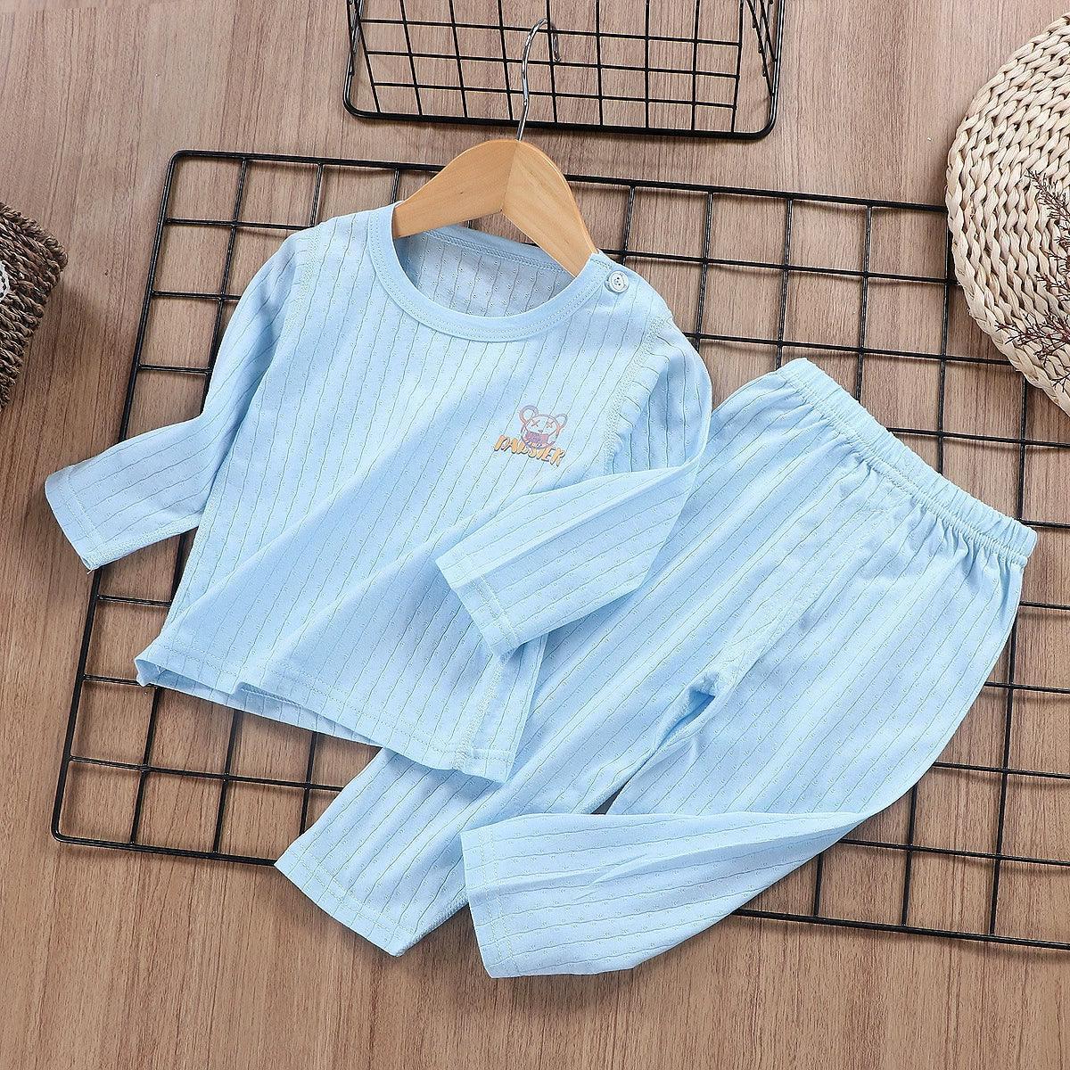 Children's Cotton Pajama Set - Boys' Pants and Top - ClubOn