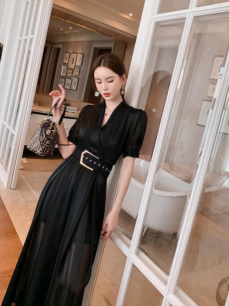 Elegant High-Waist Wide-Leg Jumpsuit for Women - ClubOn