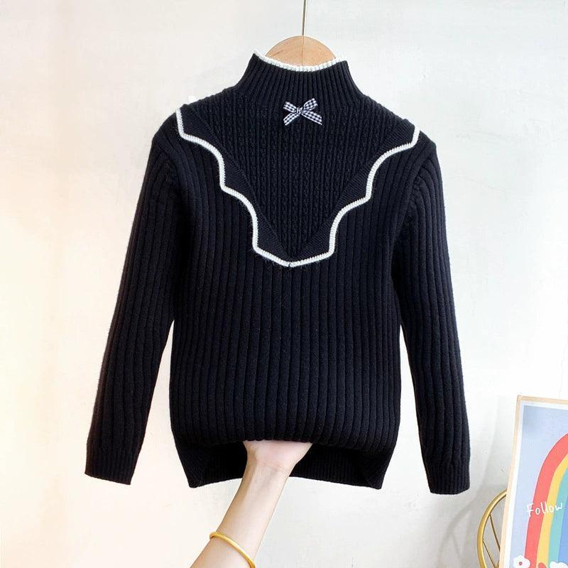 Girls' Sweater for Autumn & Winter – Bottoming Shirt for Older Kids - ClubOn