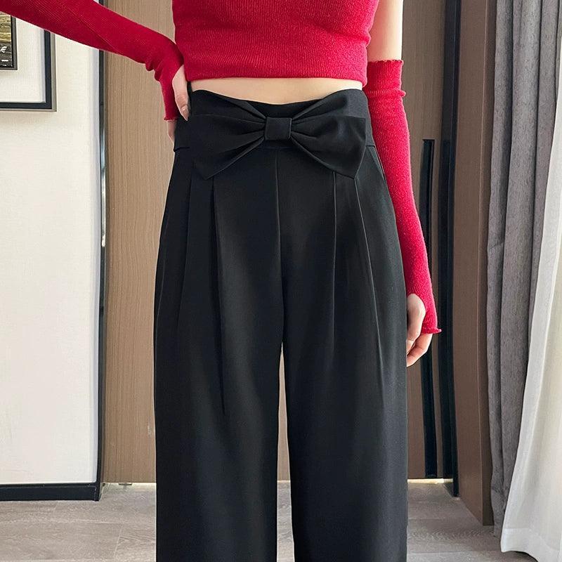 Elastic Waist Suit Pants for Women – Spring & Autumn - ClubOn