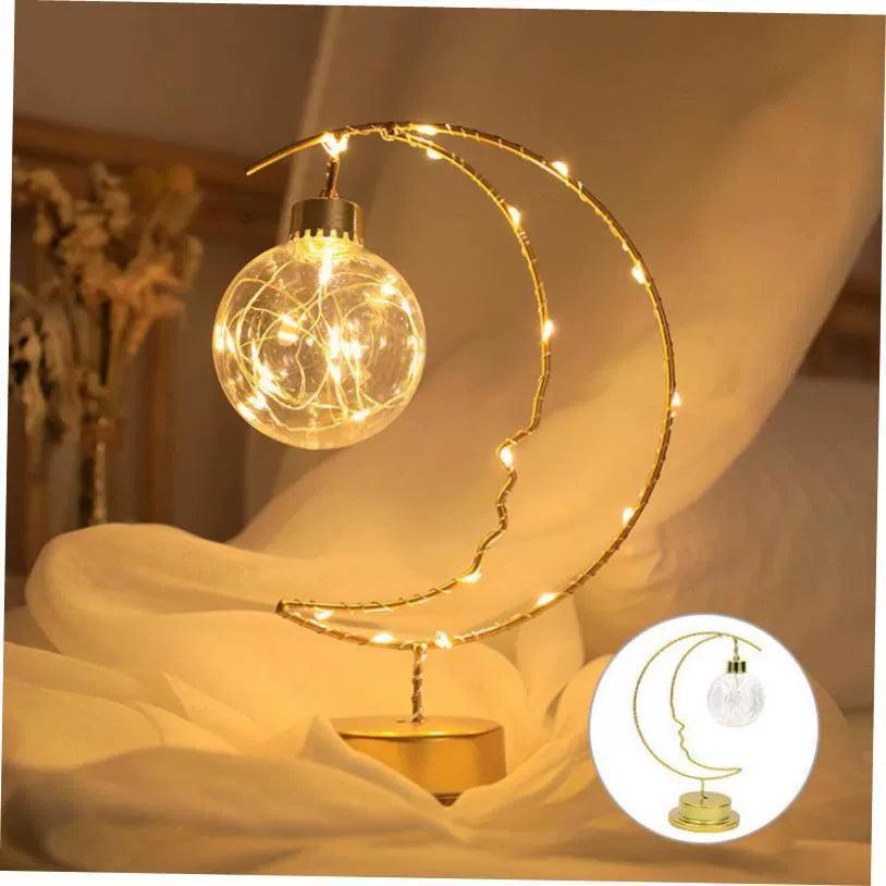 Iron Moon Christmas Decoration Lights – Indoor Holiday Ornaments - ClubOn
