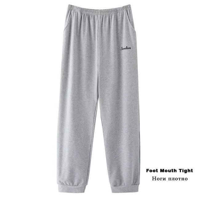 Hot Sale 130kg Pajamas For Men Cotton Home Sleep Bottoms 5XL - ClubOn