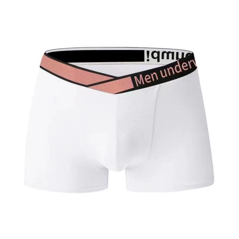 Men's V-Shaped Waistband Boxer Briefs - Sexy, Breathable & Antibacterial - ClubOn