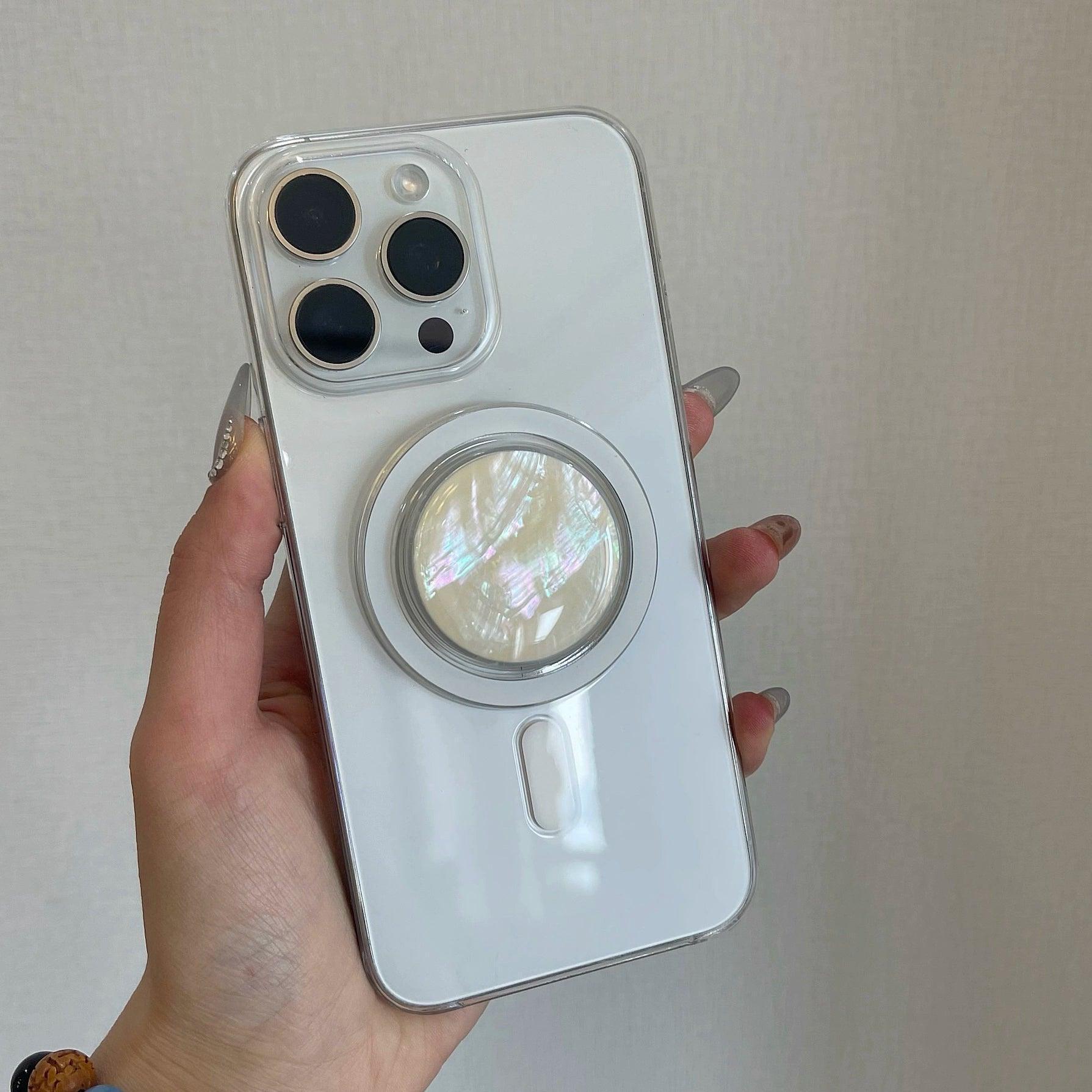 Natural Mother-of-Pearl Magnetic MagSafe Bracket – Universal Fit - ClubOn