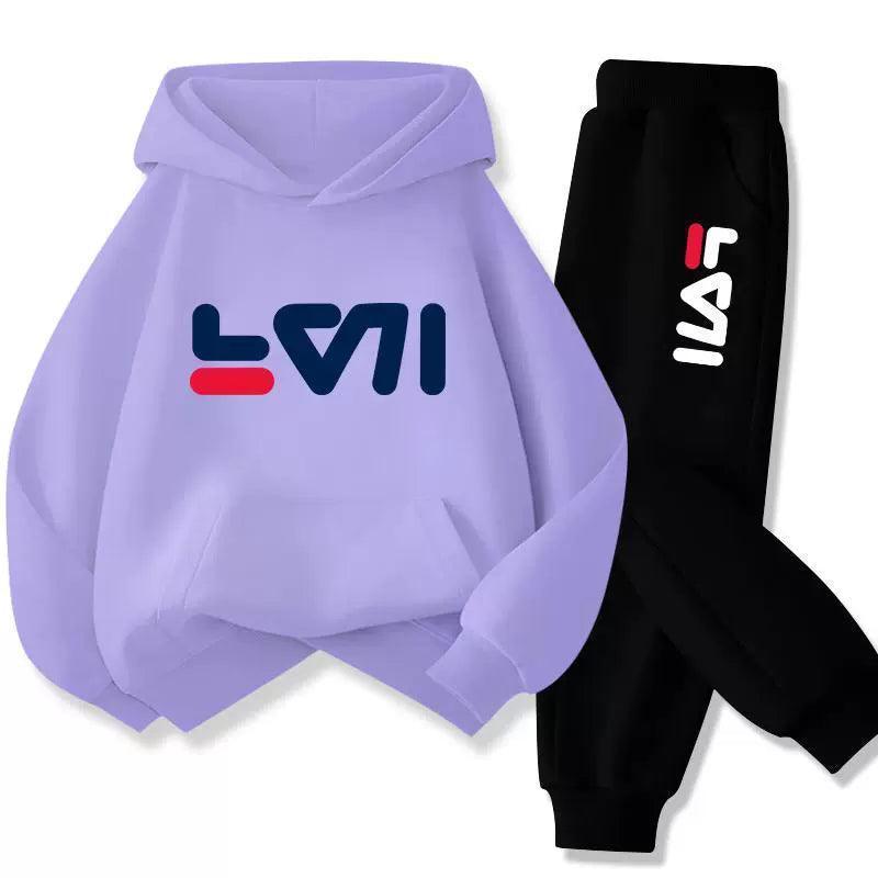 Boys' & Girls' Autumn Sportswear Two-Piece Suit - ClubOn