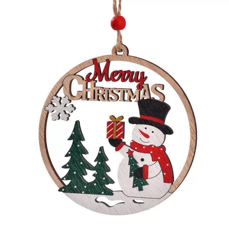 Wooden Christmas Pendants | Festive Holiday Decorations - ClubOn