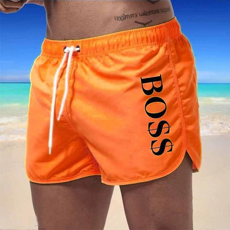 Men’s Colorful Swim Shorts – Summer Beach Shorts Swimwear - ClubOn