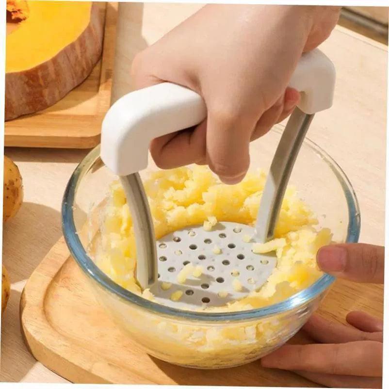 Stainless Steel Mashed Potato Masher – Kitchen Tool Essential - ClubOn