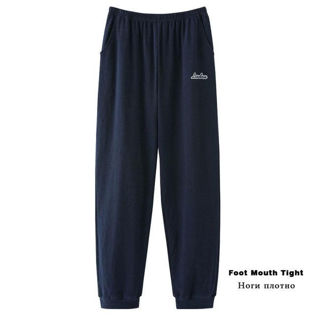 Hot Sale 130kg Pajamas For Men Cotton Home Sleep Bottoms 5XL - ClubOn