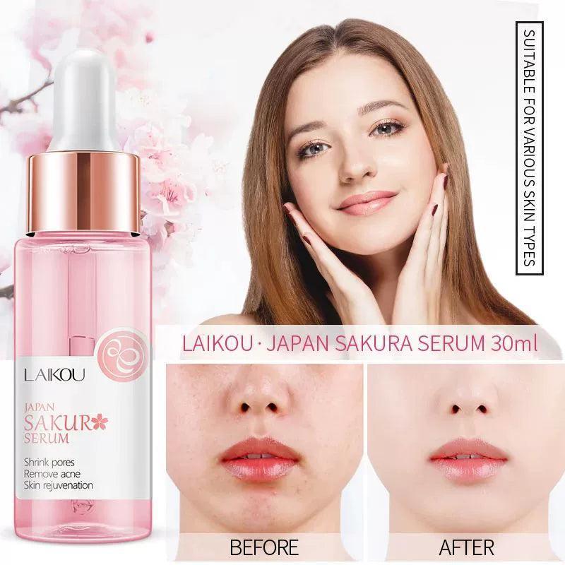 Japan Sakura Facial Care Set – Serum, Mask & Moisturizing Cream - ClubOn
