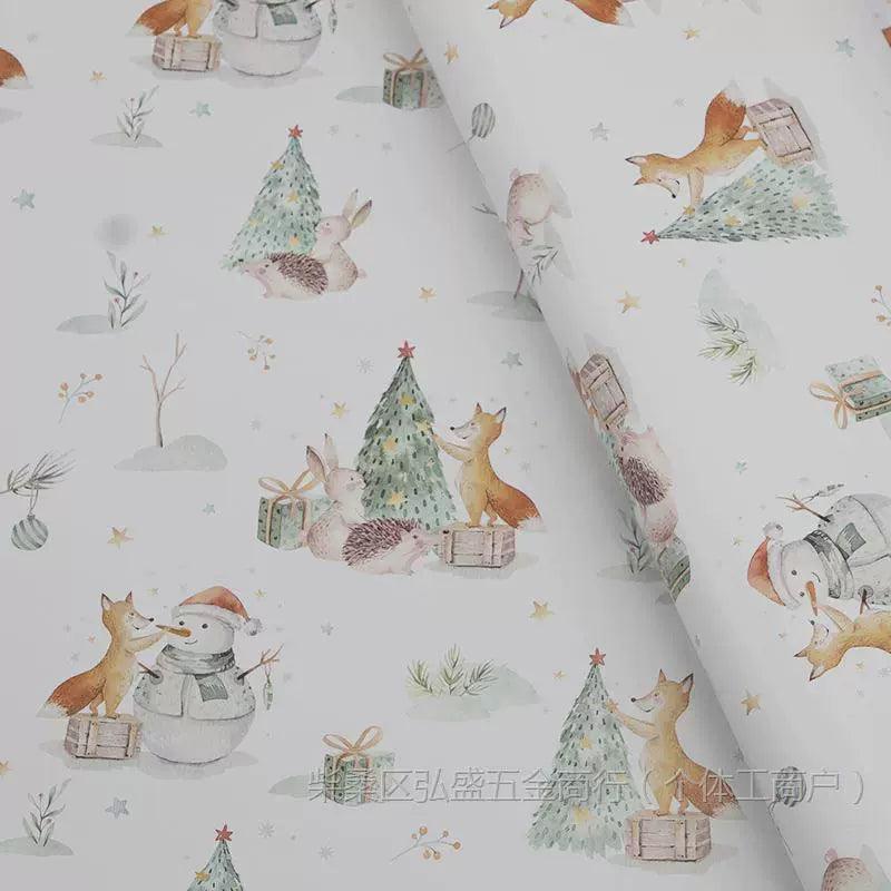 10 Pcs Christmas Wrapping Paper – Festive Gift Packing Wrap - ClubOn