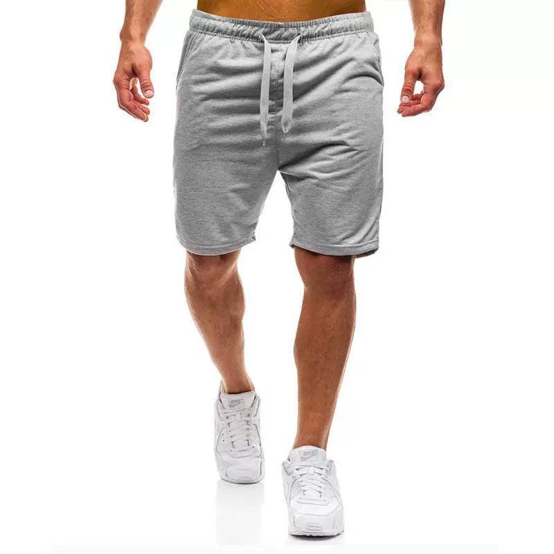 Men’s Sports Shorts – Fashionable Split Pants in Solid Color - ClubOn