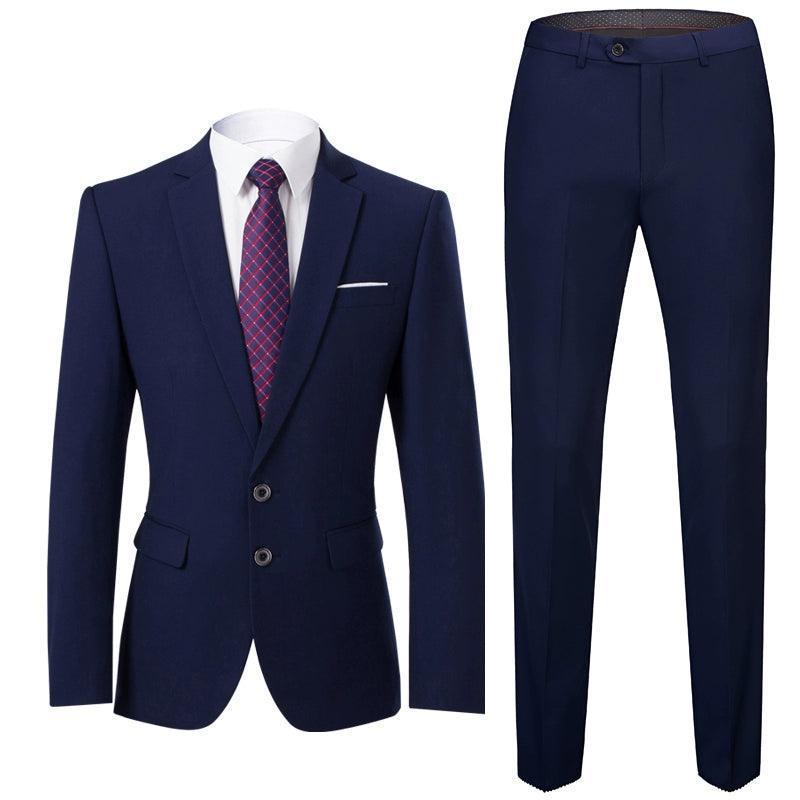 Men's Business Suit Set - Wedding Dress Suit for Men - ClubOn