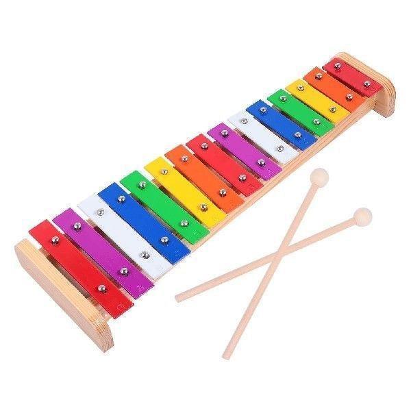 15-Piece Toddler Percussion Instruments Set – Musical Toy for Kids - ClubOn
