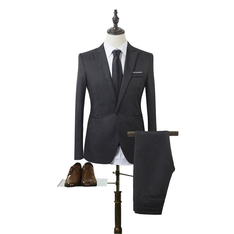 Men's Business Suits Wedding Dress Suit Set - ClubOn