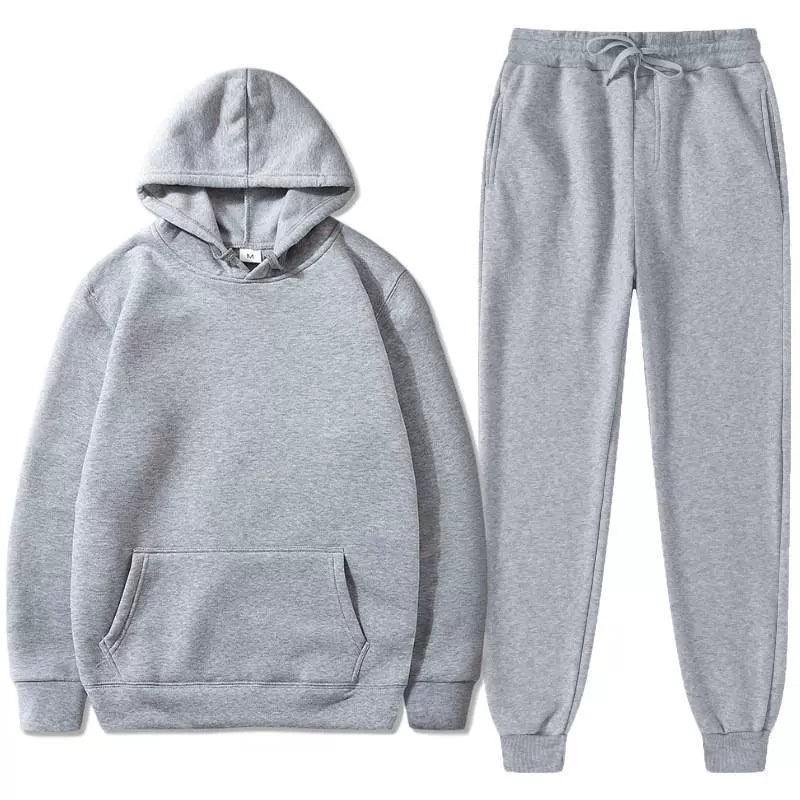 2PC Tracksuit Hoodies & Sweatpants for Men – Autumn Winter Set - ClubOn