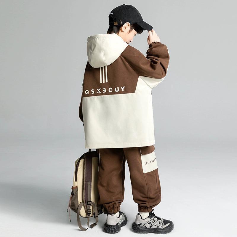 Boys' Autumn Clothing Suits - Trendy Sweatshirt Styles - ClubOn
