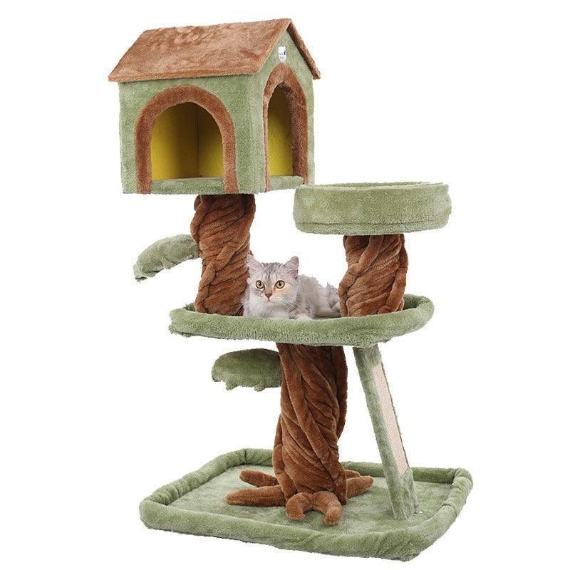 Luxury Multi-Layer Cat Tree House Condo – Modern Pet Furniture - ClubOn