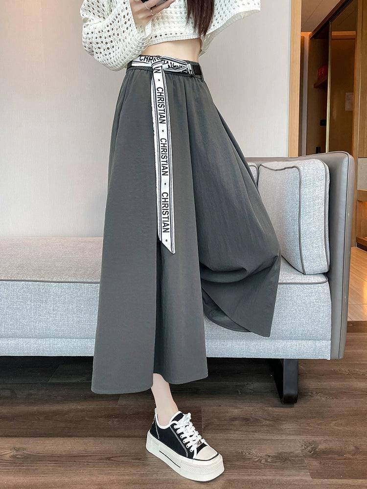 Women’s Ice Silk Skirt Pants – Summer Style - ClubOn