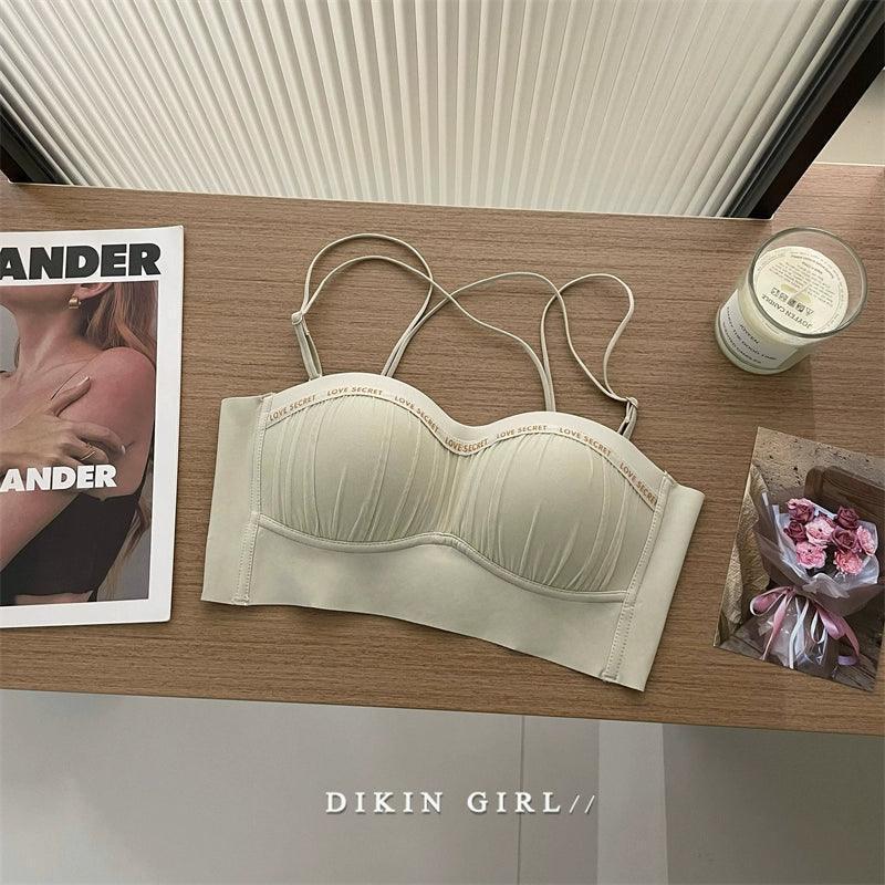 Autumn/Winter Lace Bra - Gathered Design for Small Breasts - ClubOn