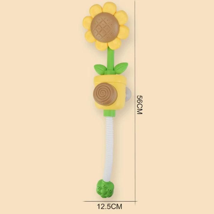 Manual Sunflower Spray Bath Toy – Baby Water Play Sprinkler for Tubs - ClubOn
